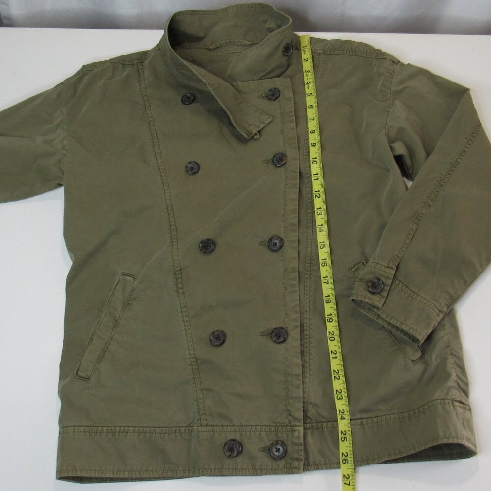 Lucky Brand Women's Military Utility Cargo Jacket Olive Army Green Size XS - Picture 9 of 10